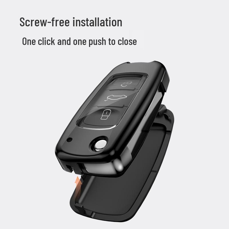 Volkswagen Alloy Key Case for Polo, Golf, Lavida, Passat, Tiguan, Bora, Sagitar