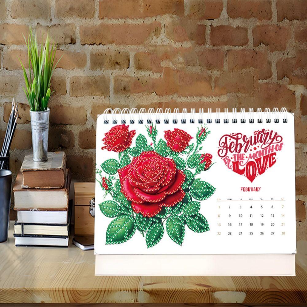 Календарь алмазной мозаики на 2026 год Набор для рисования Календарь для рисования Для организации целей и встреч