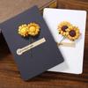 Universal Greeting Cards Best Wishes With Dried Flowers Creative Greeting Card Memo Sheets Wedding Invitation Card Home Supplies