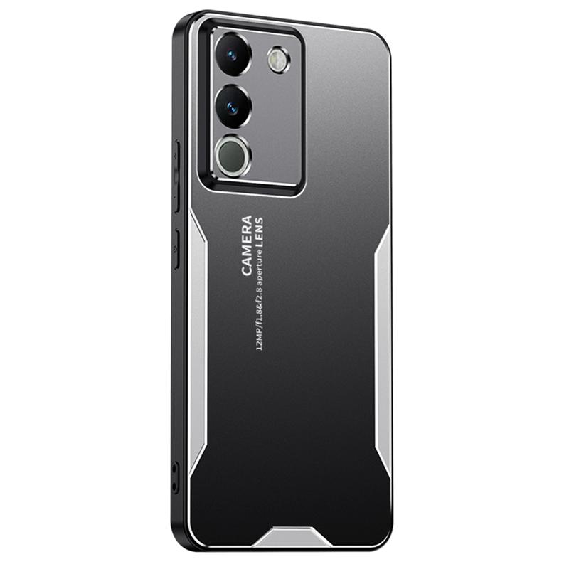 Для vivo Y200 (Индия) 5G Чехол для телефона из ПК+ТПУ+алюминиевого сплава, защита от падений, чехол для мобильного телефона