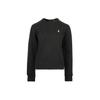 Polo Solid Logo Embroidered Crew Neck Long Sleeve Sweatshirt Women Sweatshirt Black 211817662008