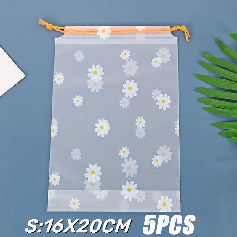 5/10Pcs Travel Shoe Bags Waterproof Drawstring Storage Bags 3 Sizes Reusable Space Saver Storage Bag for Toys Shoe Clothes Towel