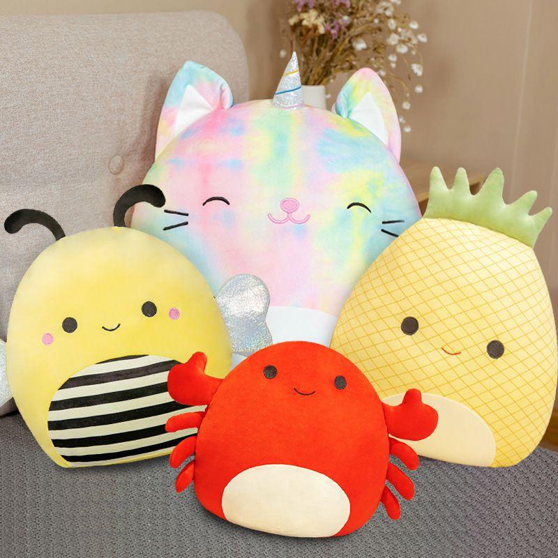 Squishmallows Stuffed Toy Doll Plush Unicorn Dinosaur Soft Pillow Cushion
