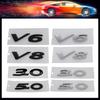 3D Premium ABS 3.0 5.0 V6 V8 Car Fender Trunk Rear Bonnet Decal Emblem Badge Sticker