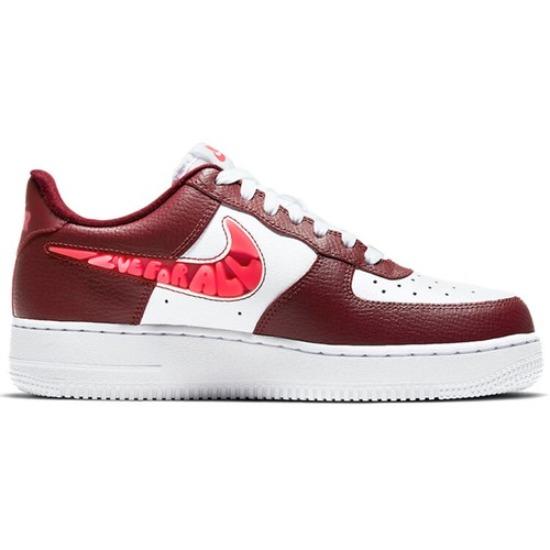 Nike Air Force 1 Low Темно-красный/Красный/Белый - CV8482-600