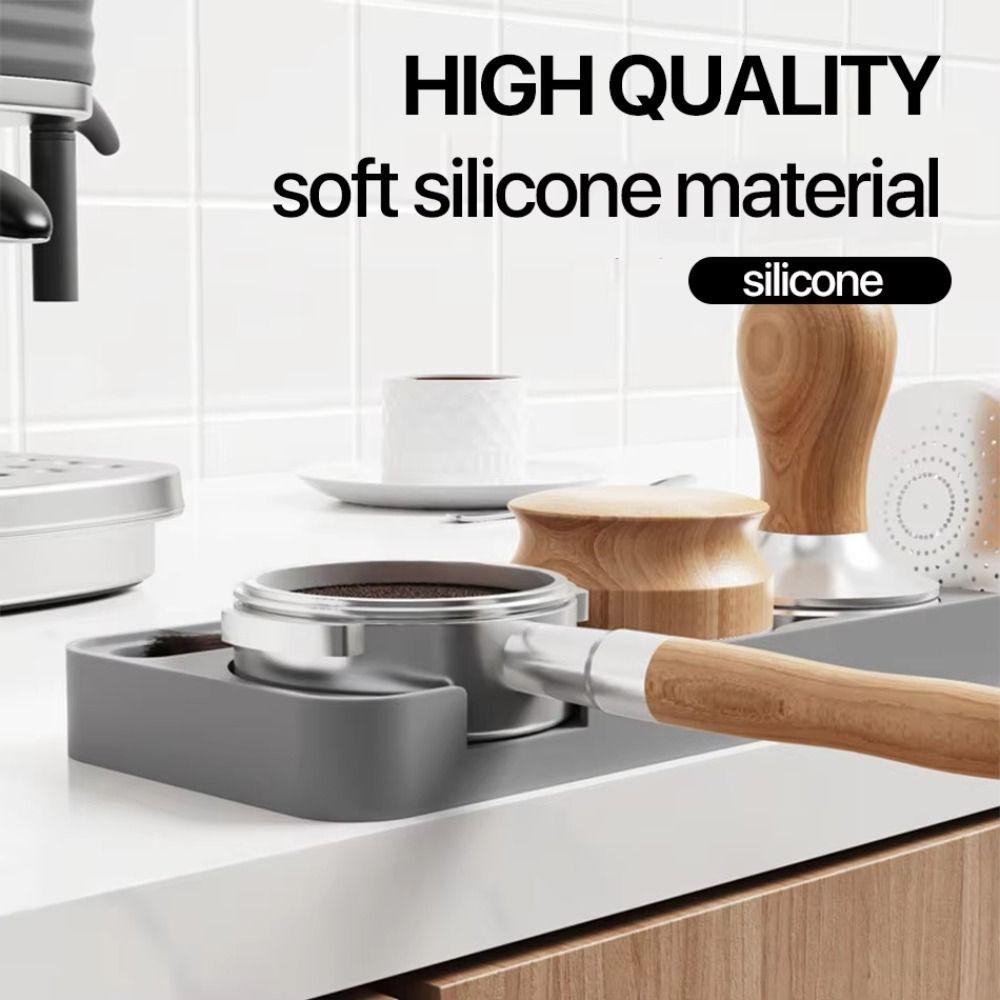 Space Saving Espresso Tamping Mat Countertops Protections Coffee Powder Press Seat Espresso Tools