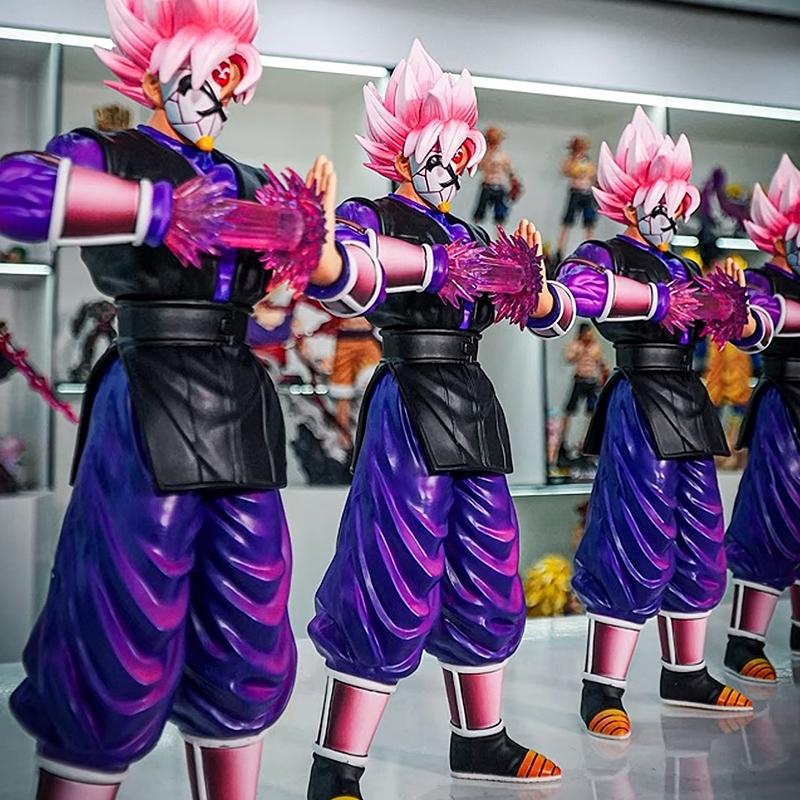 Новая фигурка Dragon Ball Z 30 см / 11,81 дюйма Замасу Черный Гоку Супер Сайян ПВХ Фигурки Действия GK Статуя Коллекционная Модель Игрушки Подарки