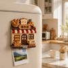 Simulation Refrigerator Magnet 3D Relief Decorative Fridge Magnet Cat Fridge Magnet  Kitchen Decor