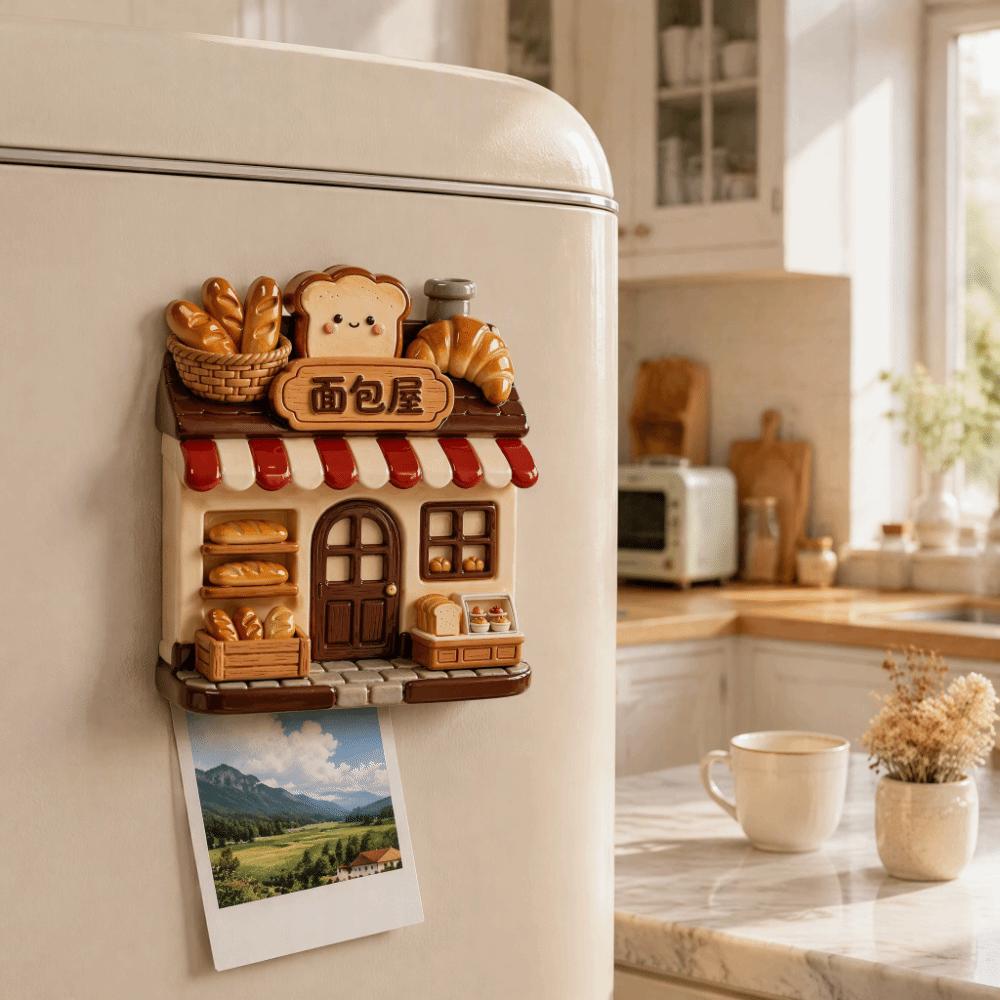Simulation Cat Fridge Magnet 3D Relief Decorative Fridge Magnet Refrigerator Decoration