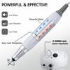 Electric Acrylic Nail Drill 30000 RPM Nail File with Foot Pedal Manicure Set, Nail Grinder for Gel Nails with Nail Drill Bits