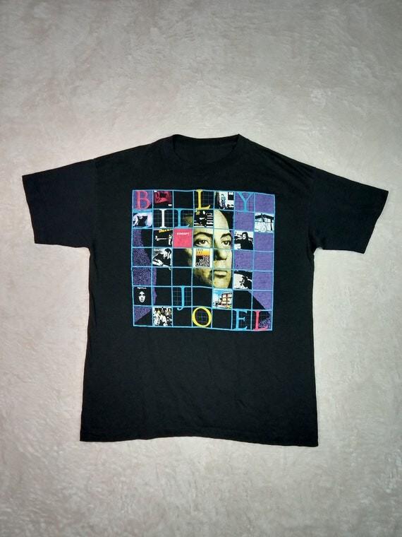 Новая футболка Billy Joel Storm Front Tour 1989-1990 Рождественский подарок Унисекс S-5XL Футболка UU58 Унисекс Футболка