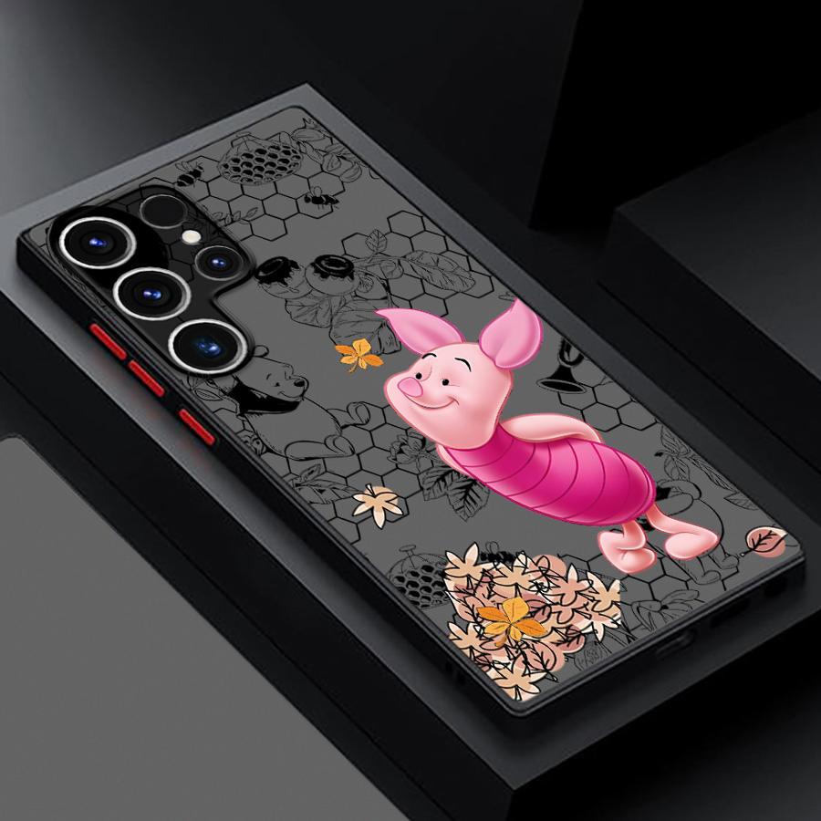 Pooh Bear Piglet Case for Samsung Galaxy S26 S23 FE S24 Plus S20 Note 20 10+ S22 S21 S25 Ultra Funda Phone Cover