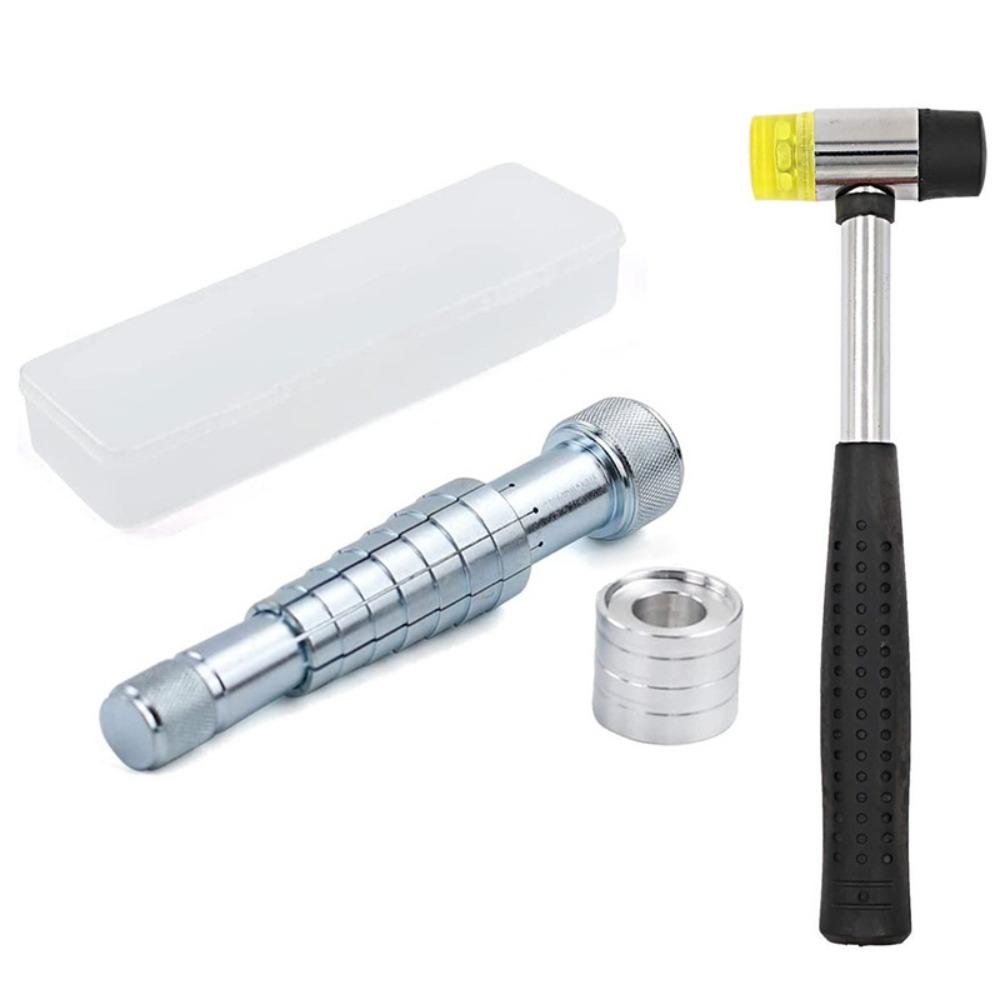 Plastic and Rubber Hammer Finger Ring Size Adjuster Wedding Band Ring Extender  Ring Sizer Kit