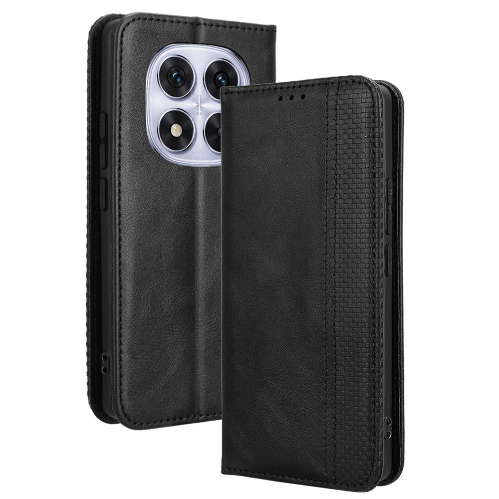 For Xiaomi Redmi Note 14 Pro+ 5G/Note 14 Pro 5G/Poco X7 5G Leather Case Wallet Stand Retro Texture Phone Cover
