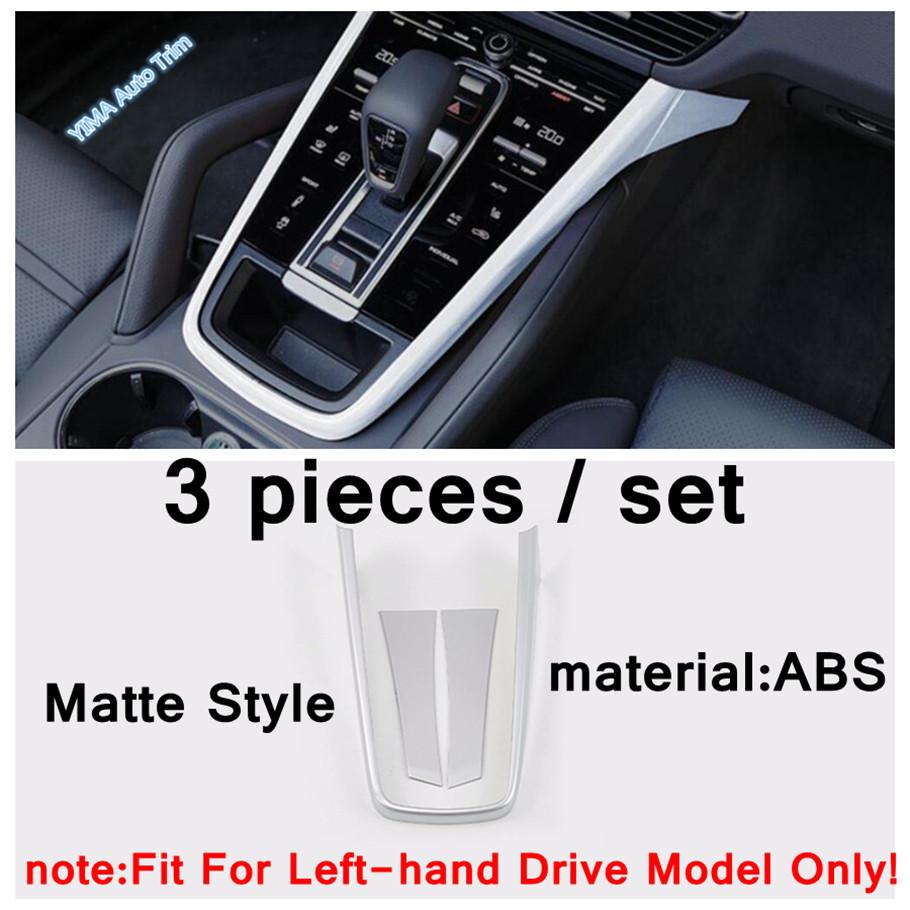 Auto Middle Stalls Gear Shift Box Decor Panel Cover Trim Interior Accessories For Porsche Cayenne 2018