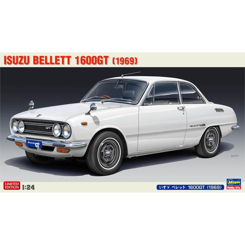 Модель автомобиля Hasegawa Isuzu Bellett 1600GT в масштабе 1/24, пластиковый набор для сборки (номер модели 20668).