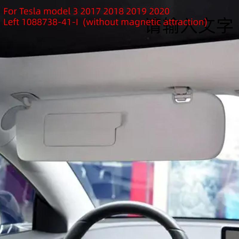 1088738 1088740 For Tesla Model 3/Y 2017-2023 Car Front Windshield Glass Interior Sun Visor Left Right Makeup Mirror Original