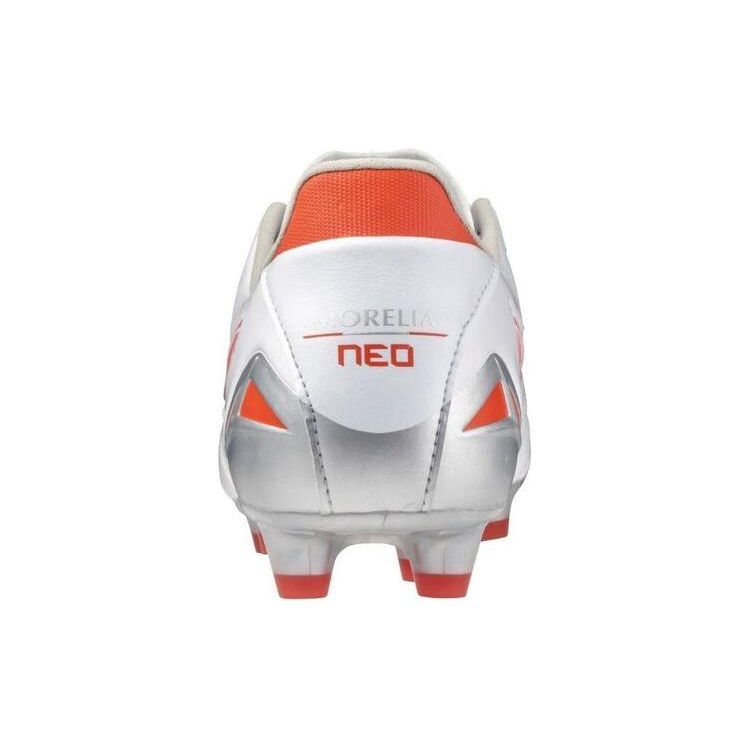 Mizuno Morelia Neo Модные Удобные Универсальные Амортизирующие Нескользящие Футбольные Бутсы Унисекс Футбольные Бутсы Белые P1GA243460