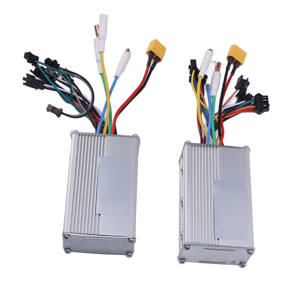 52V 25A 1200W Комплект контроллера бесщеточного двигателя для электровелосипеда Двойной привод Алюминиевый сплав Точное управление Повышенная безопасность