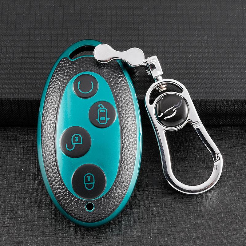BYD Yuan Key Case for S7, Song Plus, Classic, Song Max, and Qin Pro - Full Coverage Key Shell Buckle