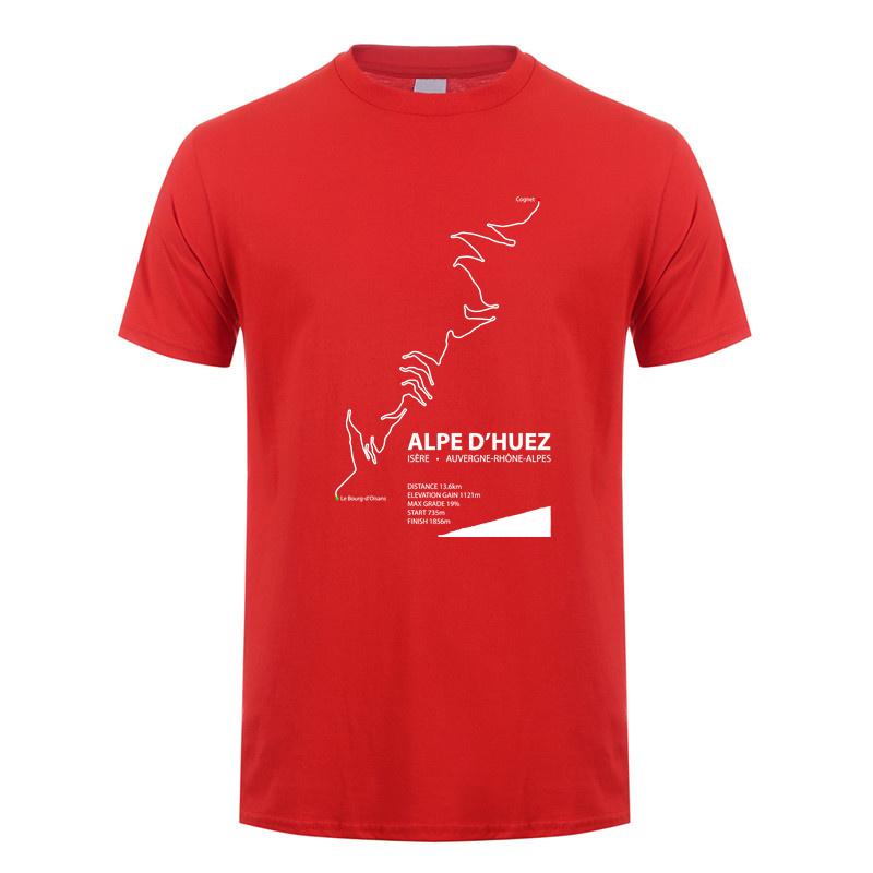 Футболка Alpe d Huez Мужская Женская Уличная Одежда Топы Летняя С Коротким Рукавом Хлопок Подарки на День Рождения Футболка Мужская Футболки DY-148
