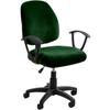 Office Chair Cover Super Soft Velvet Stretch Washable Dustproof Protectors Computer Desk Armless Chair Slipcover