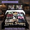 Personalized 3Pcs Bedding SetTaylor Swift Custom Text Duvet Cover Pillowcase Set Bedroom Gift