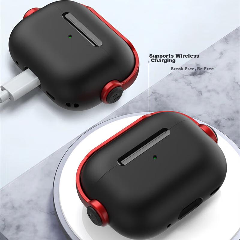 Apple AirPods Pro Earphone Case, Wireless Charging Case, Storage Box, Bluetooth Wireless Earphone with Lock, Dustproof, Shockproof