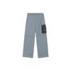 X Sorayama Woven Pants Mid Waist Straight-Leg Casual Unisex Bottoms Grey 622607-92