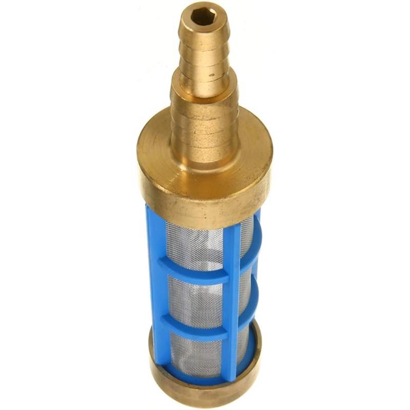 3/4 Inch 1/2 Inch Brass Water Filter Suction Filter Hose Pressure Washer Water Pump Sieve Pickup Filter Cleaning for Washing Machine