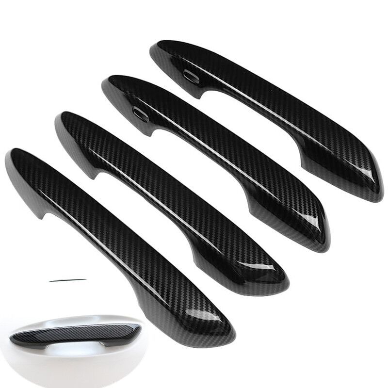 Door Handle Cover For Lexus ES ES300H ES350 ES200 ES260 ES300 2018- Carbon Fiber Chrome Car Trim Sticker Styling Accessories