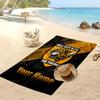 Hull City Personalized Printed Beach Towel Soccer Logo Support Custom Name Text Absorbent Towel For Sport Travel Special Gift