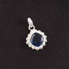 Natural London Blue Topaz Handcrafted Elegant Pendant Jewelry Sterling Silver PP-34-9