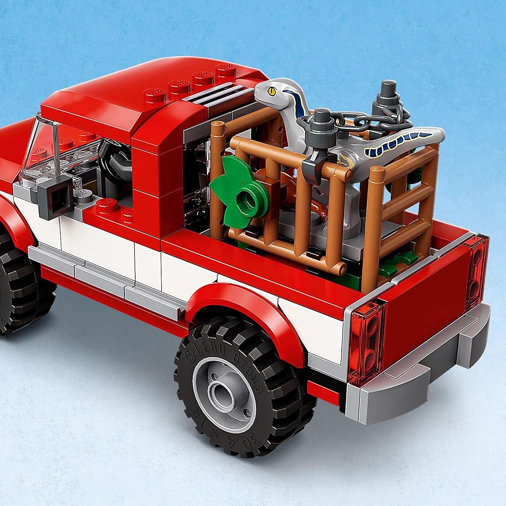 LEGO Игровой набор «Мир Юрского периода» с фигурками велоцирапторов Синего и Беты для детей от 6 до 9 лет