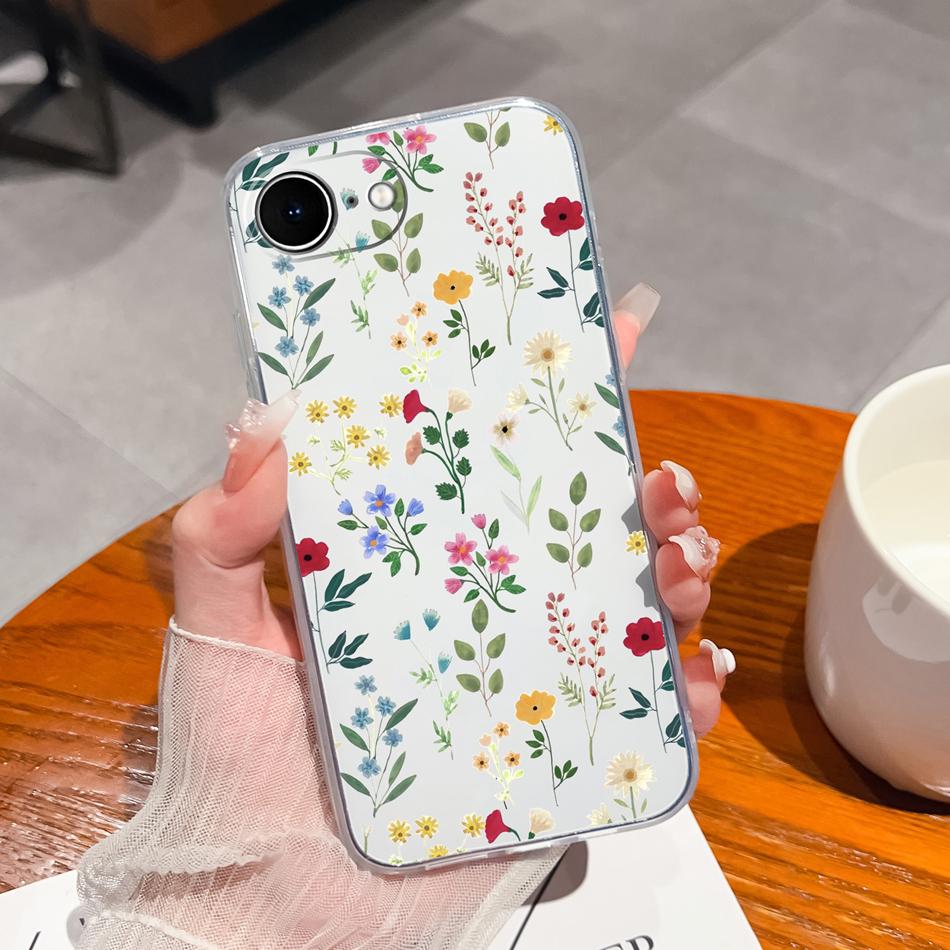 For iPhone 17E Case Gradient Color Transparent Shockproof Phone Housing For iPhone17E/iPhone SE 2026 Soft Slim Back Cover Fundas