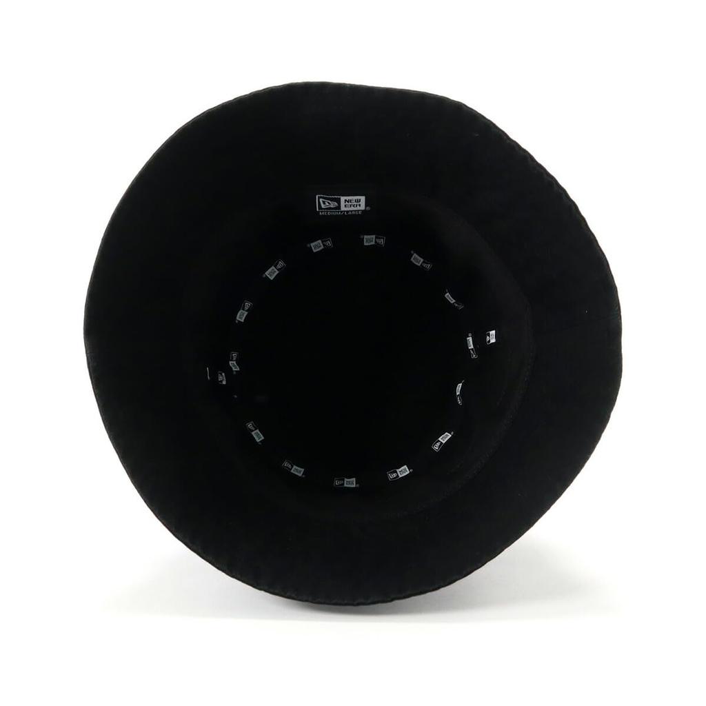 [New Era] Sailor Brim Bucket Hat, Plain, Black, SM, BKT01, SAILOR BLK WHI, 25J