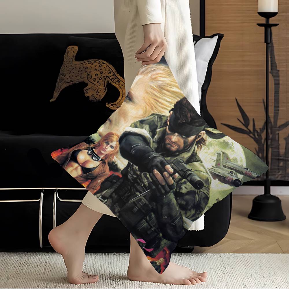 MMetal GGear Rising Revengeance Personalized Pillow Cover Kids Bedroom Wild Party Decor Pillowcase kid Birthday shower Gift