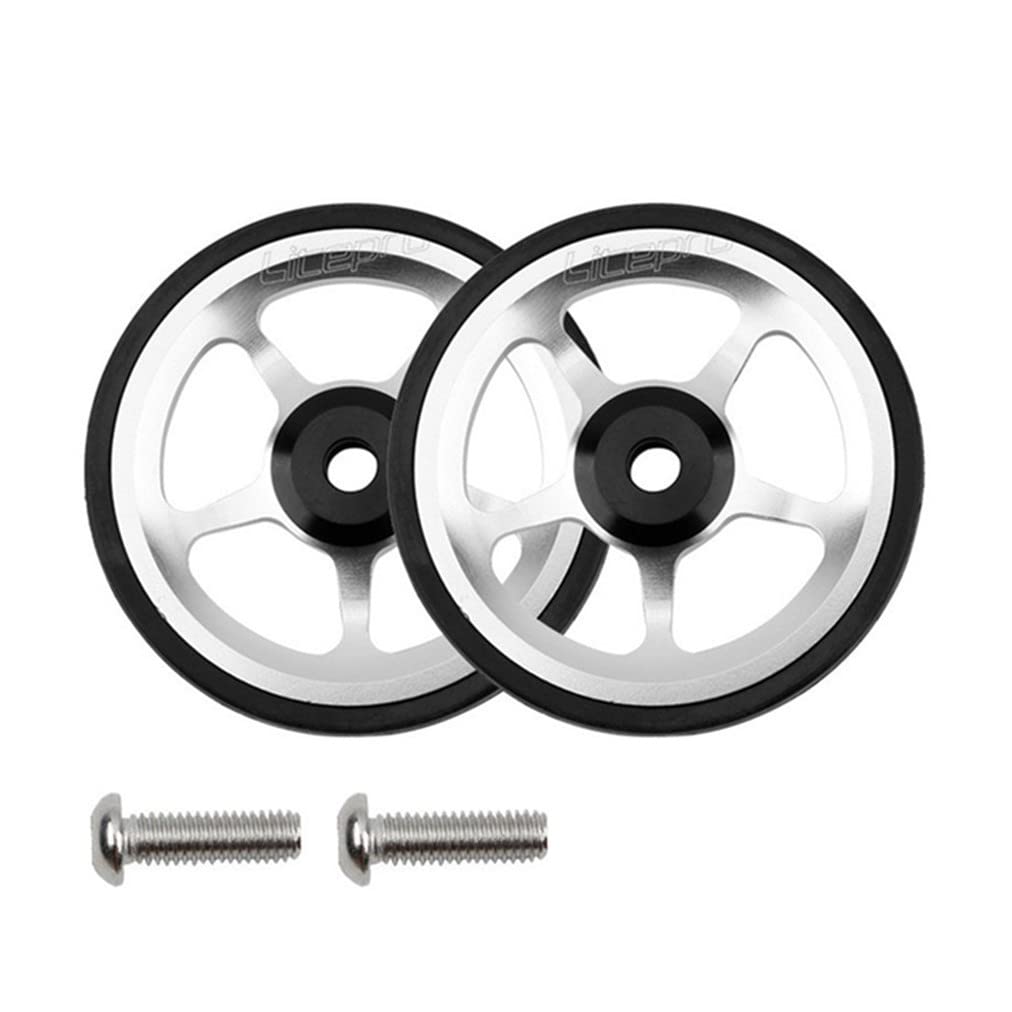 Litepro Easy Wheel Удлинитель Телескопическая Штанга Велосипед Алюминиевый Сплав Задний Багажник Детали для Колеса Складного Велосипеда (Серебро + Бар)