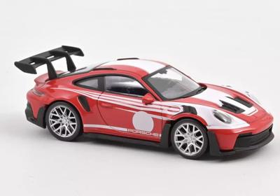 Norev 1/43 Масштаб Porsche 911 992 GT3 RS 2022 Красный/Белый NOREV JET CAR Металлическая Модель Автомобиля [Параллельный Импорт]
