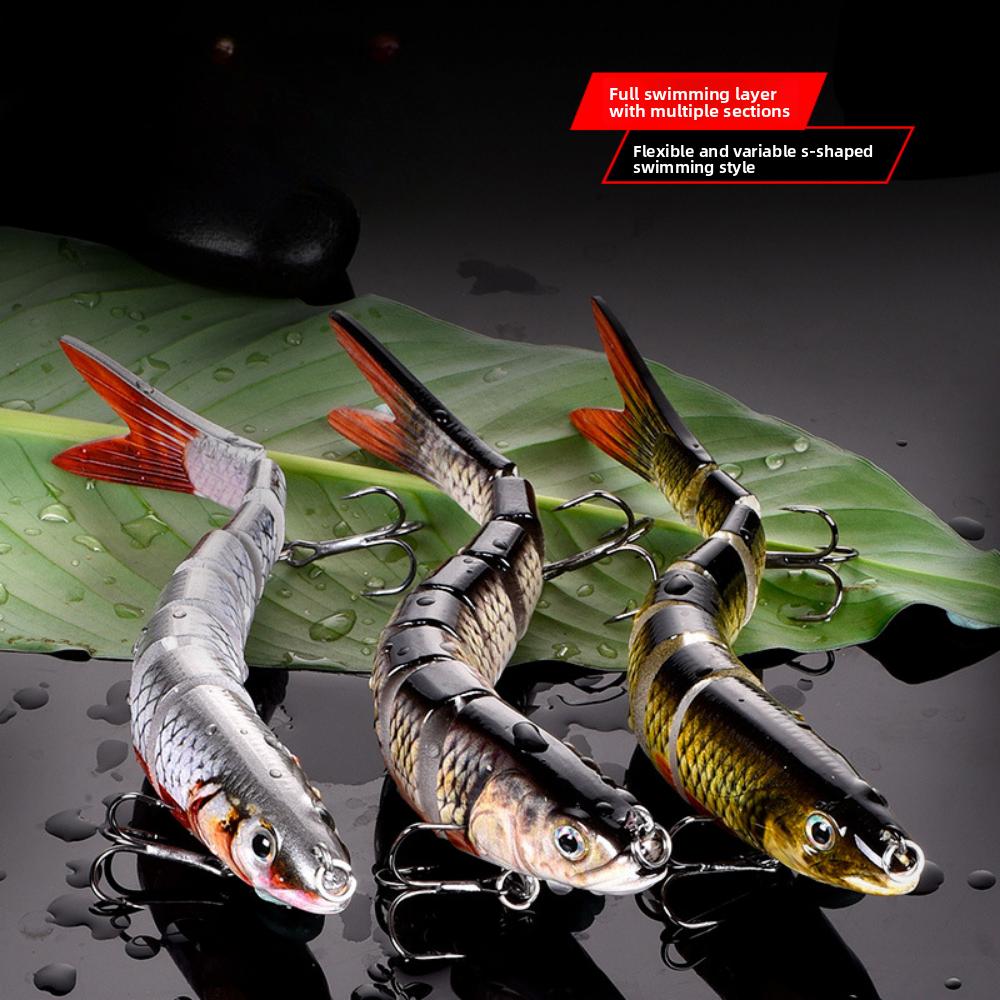 Набор многосекционных приманок Luya 8-секционная рыба приманка для пресноводной морской рыбалки твердая приманка приманка Luya продается далеко 13,5 см