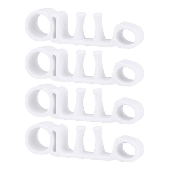 2 пары разделителей пальцев ног, ортопедический бурсит, корректор вальгусной молоткообразной стопы, естественное выравнивание для женщин и мужчин, выравнивание стопы, выпрямитель для пальцев