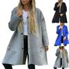 Women Jacket Casual Long Sleeve Oversized Coats Winter Outwear With Pocket