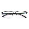 Men Titanium Alloy Semi Rimless Eyeglasses Frame For Men Prescription Eyewear Flexible TR90 Legs IP Electroplating S61001