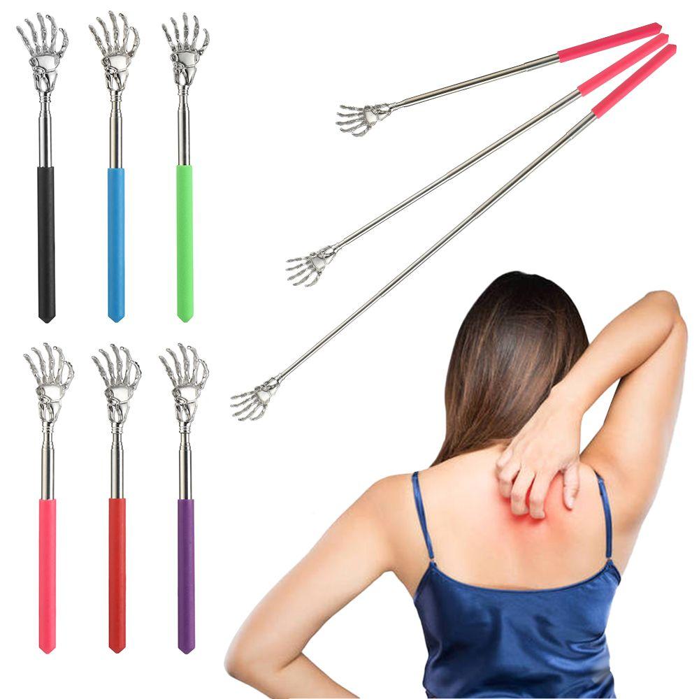 Itch Hackle Massager Kit Back Scraper Back Massager Telescopic Scratching Back Scratcher