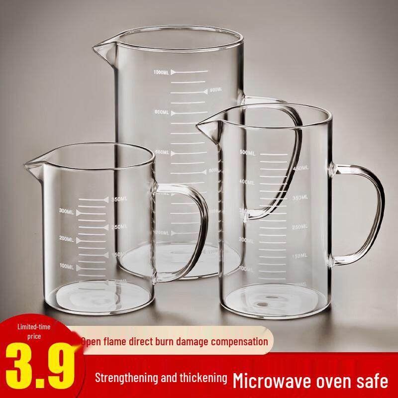 Shangqi High Borosilicate Glass Measuring Milk Cup