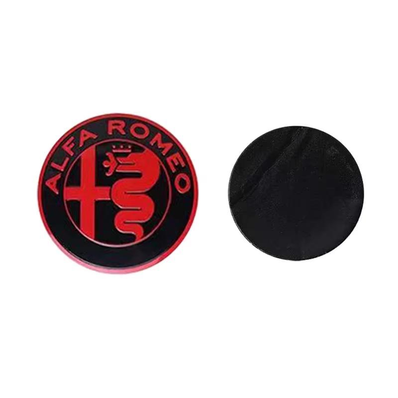 yridp5 1Pcs 40mm For Alfa Romeo Mito Giulia Giulietta 147 156 166 159 Stelvio Sportiva 4C 8C GT Car Steering Wheel Logo Badge Sticker