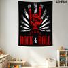 Retro rock & roll Pattern Home Decor Tapestry, Wall Hanging, Decorative RV Wall Cloth.ZGT0914206