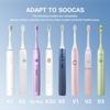 6 шт. насадок для щеток SOOCAS X3/X3 Pro/X1/V1/V2/D3/X3U/X5 с мягкой щетиной DuPont, в вакуумной упаковке