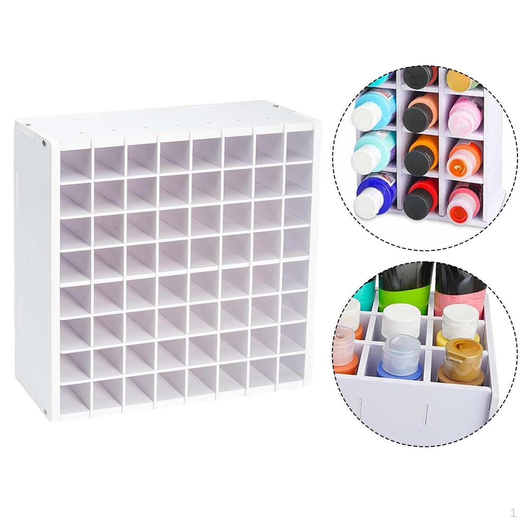 Art Supplies Storage Rack for Watercolor Paints And Brushes