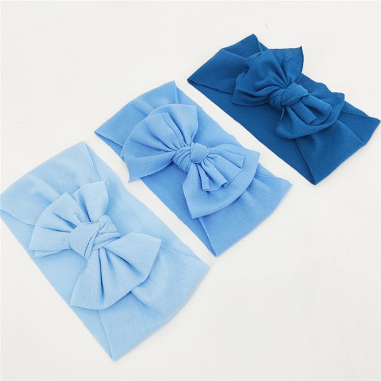 PL Newborn Infant Baby Headband Big Bow Headband Baby Girl Headbands Baby Knotted Bow Headwear